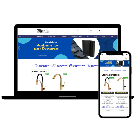 Criação de Lojas Virtuais Responsivas e Gerenciáveis em Maringá RP Soluções Web
